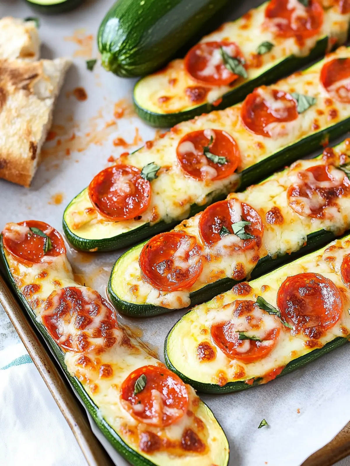 Delicious Zucchini Pizza Boats You’ll Crave Again and Again 5 Zucchini Pizza Boats