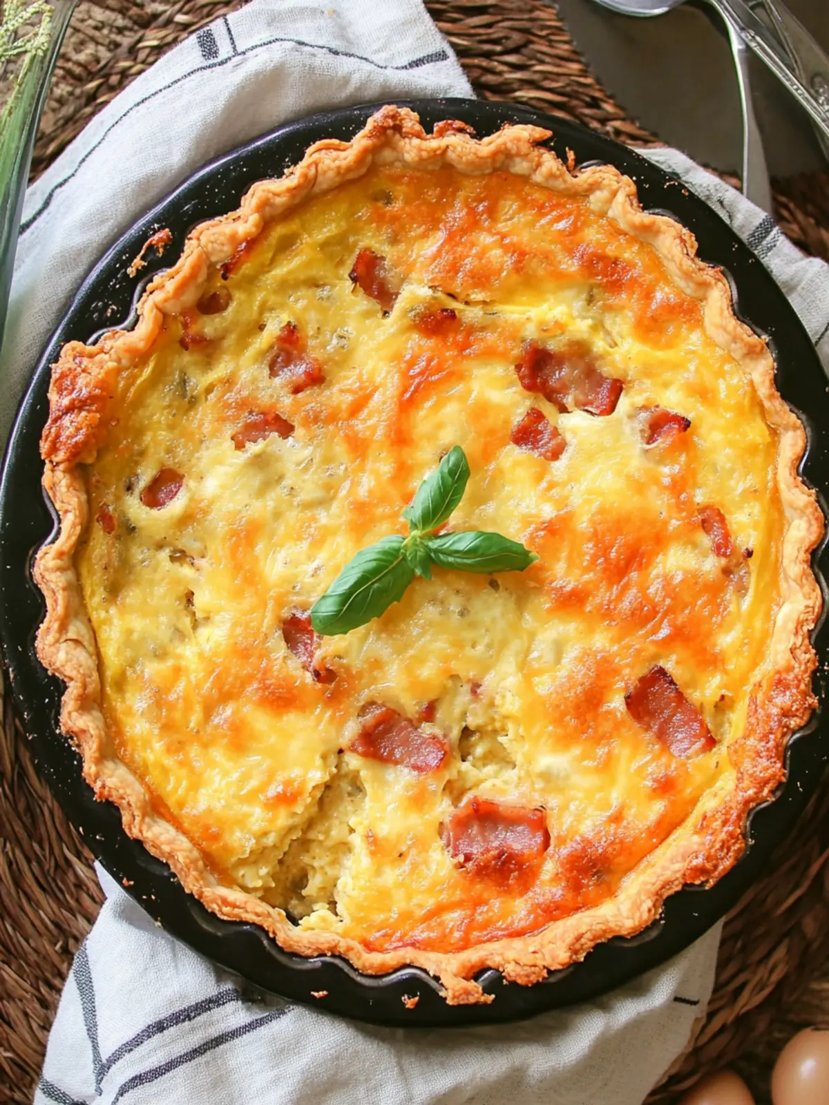 Savory Bacon and Cheese Spaghetti Squash Quiche Delight 2 Bacon and Cheese Spaghetti Squash Quiche