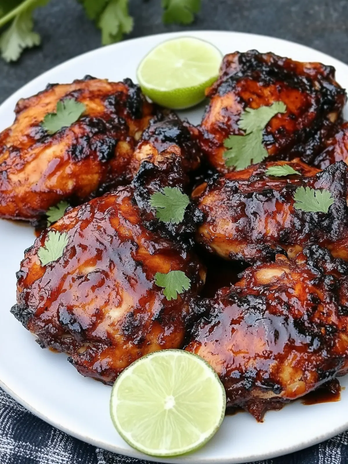 Irresistible Ancho Chili and Tequila Glazed BBQ Chicken Thighs 4 Ancho Chili and Tequila Glazed BBQ Chicken Thighs
