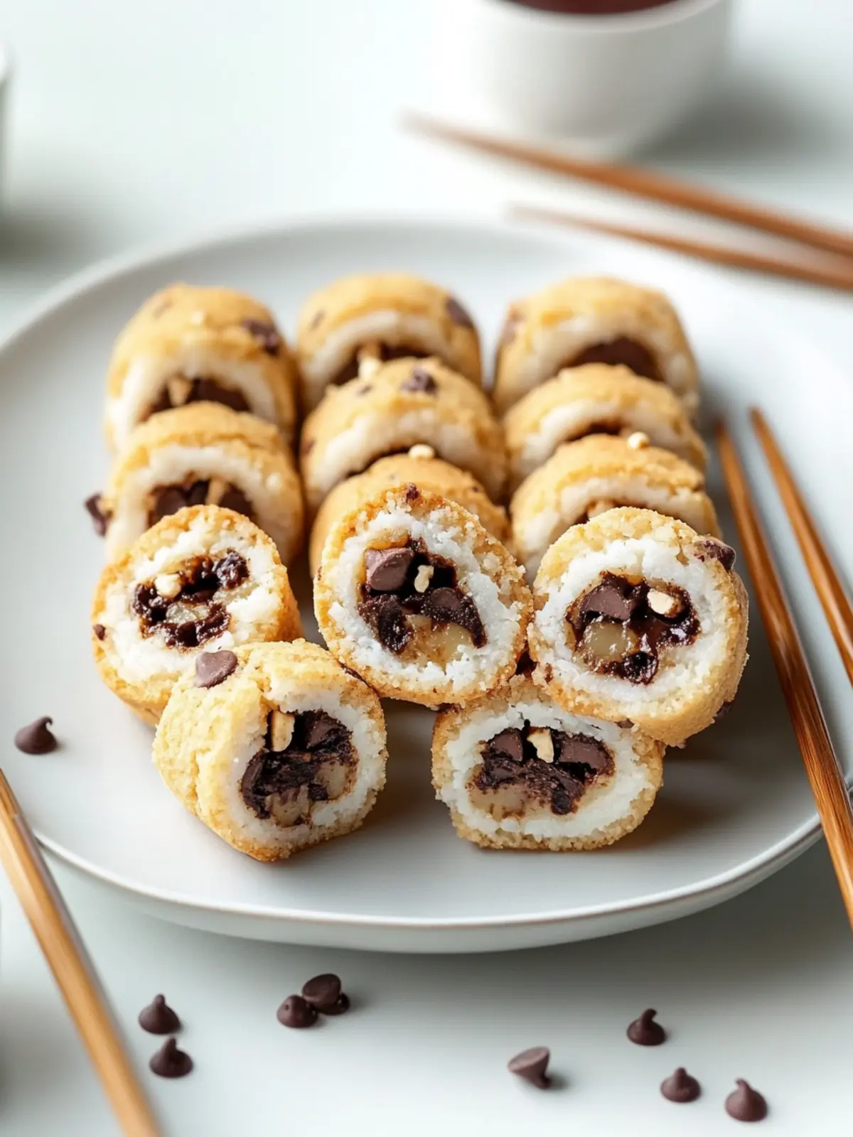 Deliciously Fun Chocolate Chip Cookie Sushi You’ll Love 4 Chocolate Chip Cookie Sushi