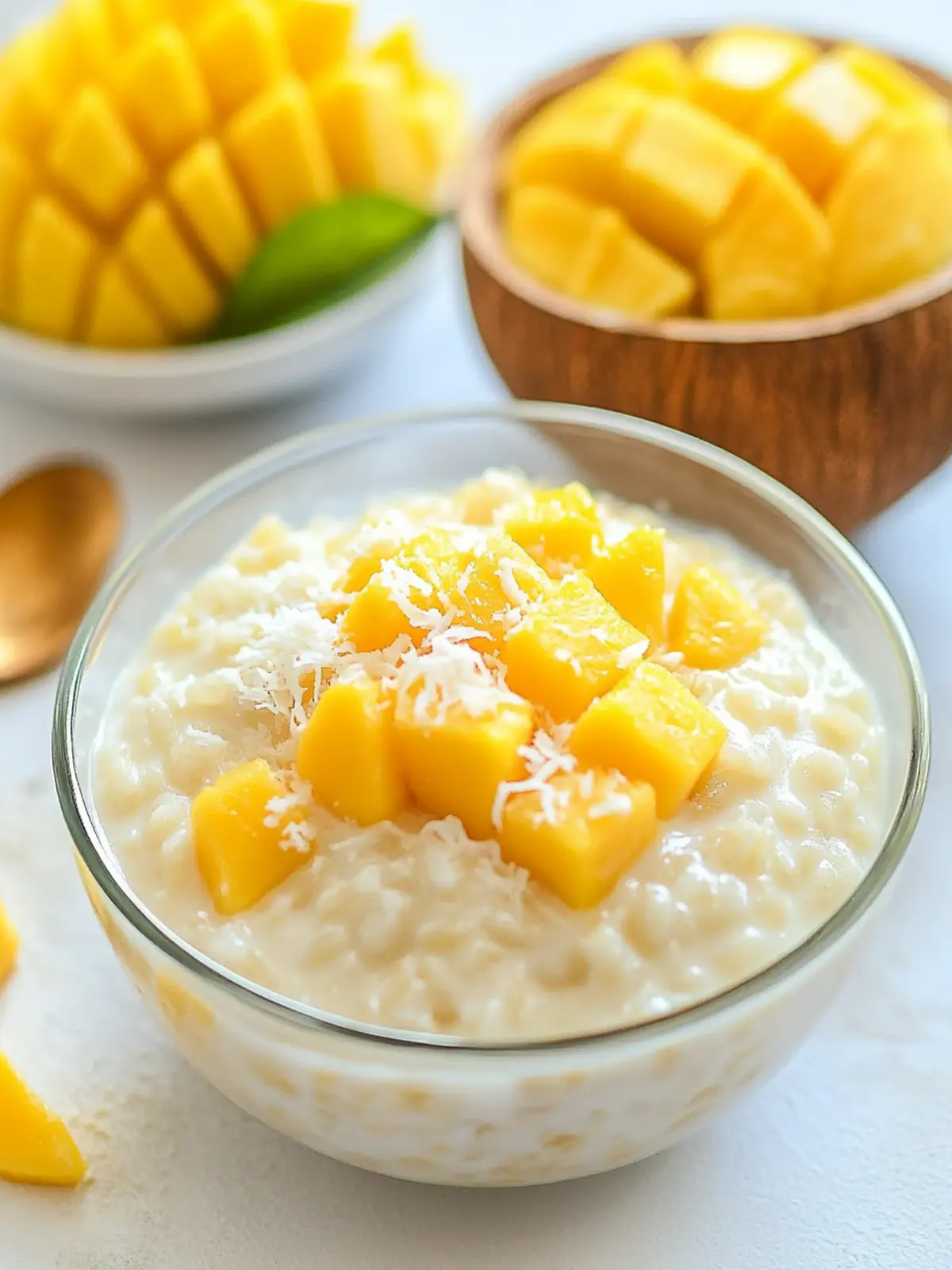 Delicious Coconut Mango Rice Pudding for a Tropical Treat 3 Coconut Mango Rice Pudding
