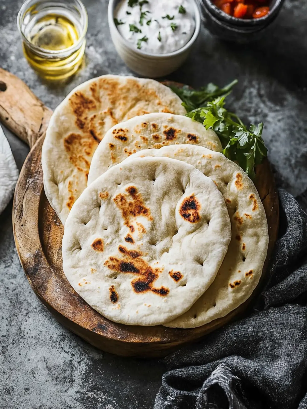 Fluffy Pita Bread Made Easy: Perfect for Homemade Meals 3 Pita Bread