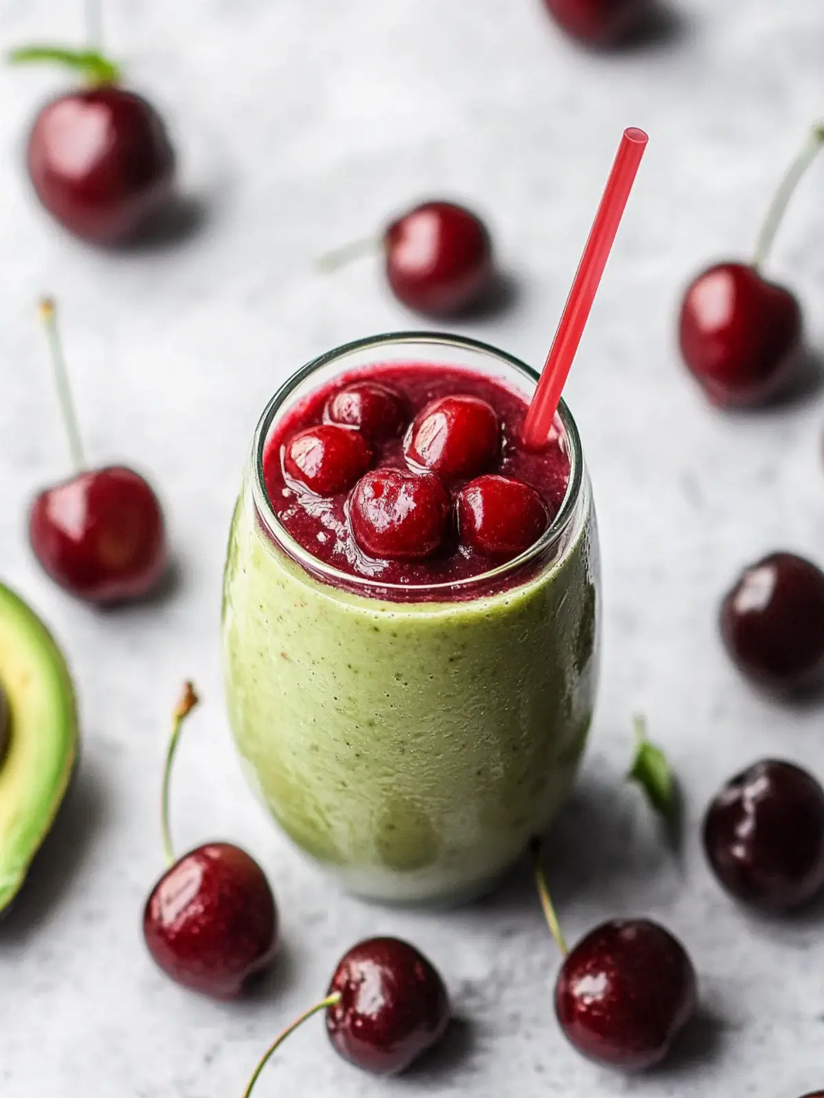 Delicious Cherry Avocado Smoothie for a Refreshing Boost 3 Cherry Avocado Smoothie