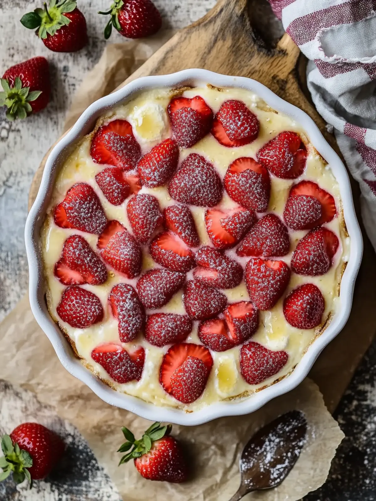 Delicious Strawberry Flaugnarde that Will Wow Your Guests 2 Strawberry Flaugnarde