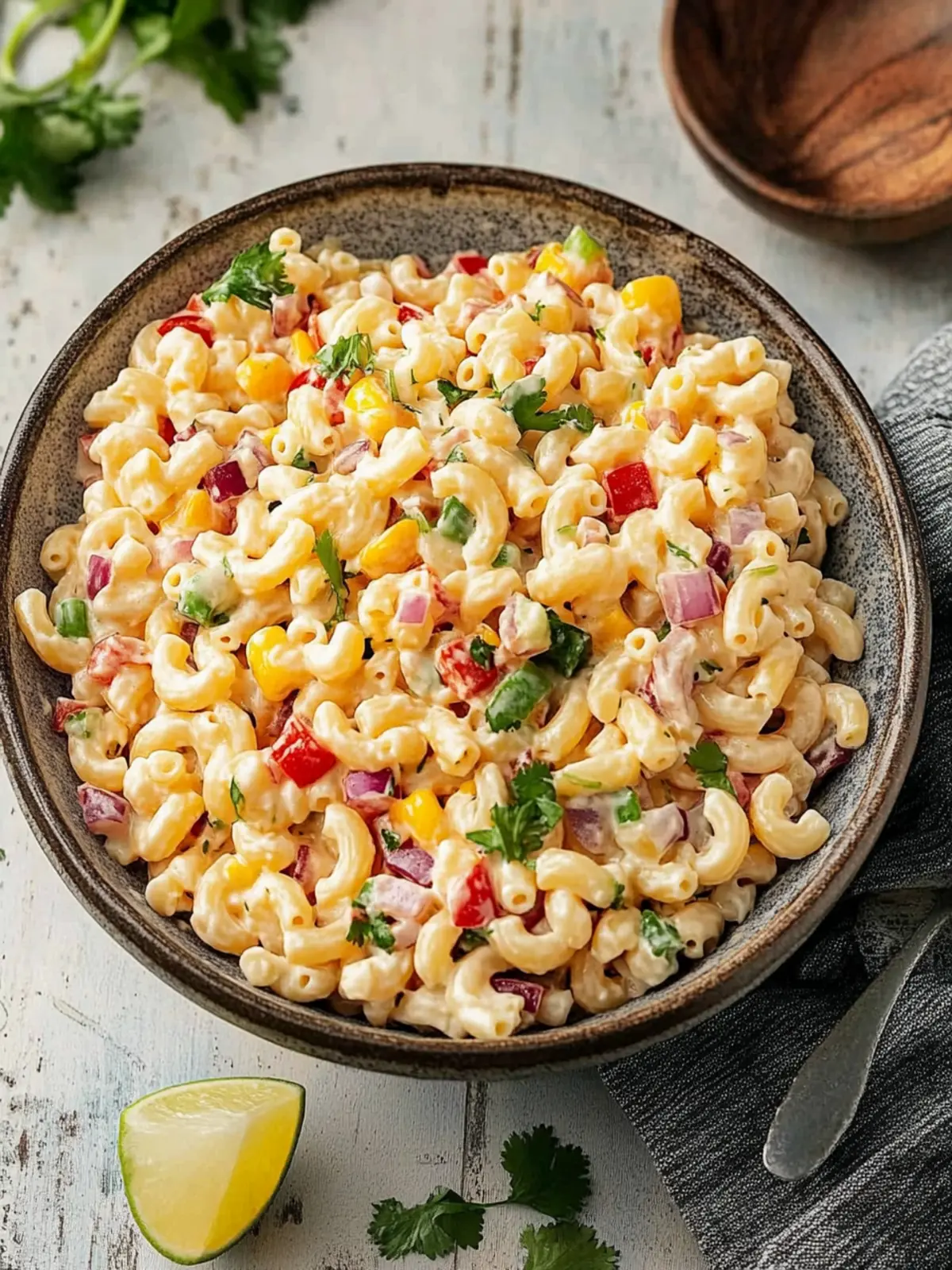 Zesty Mexican Macaroni Salad Perfect for Your Next BBQ 4 Mexican Macaroni Salad