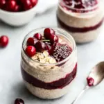 Delicious Overnight Oats with Cherry Chia Seed Jam Magic 8 Overnight Oats with Cherry Chia Seed Jam