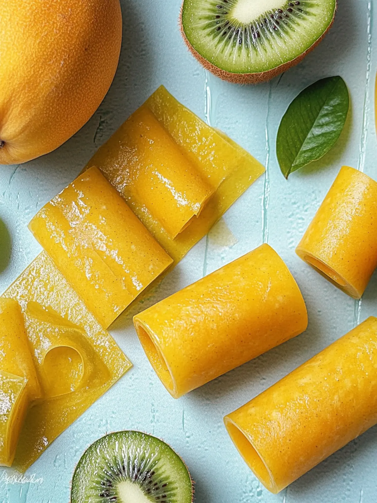 Delicious Mango & Kiwi Fruit Roll Ups for Kids and You 4 Mango & Kiwi Fruit Roll Ups