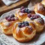 Delicious Danish Carnival Buns with Creamy Cheesecake Surprise 6 Danish Carnival Buns