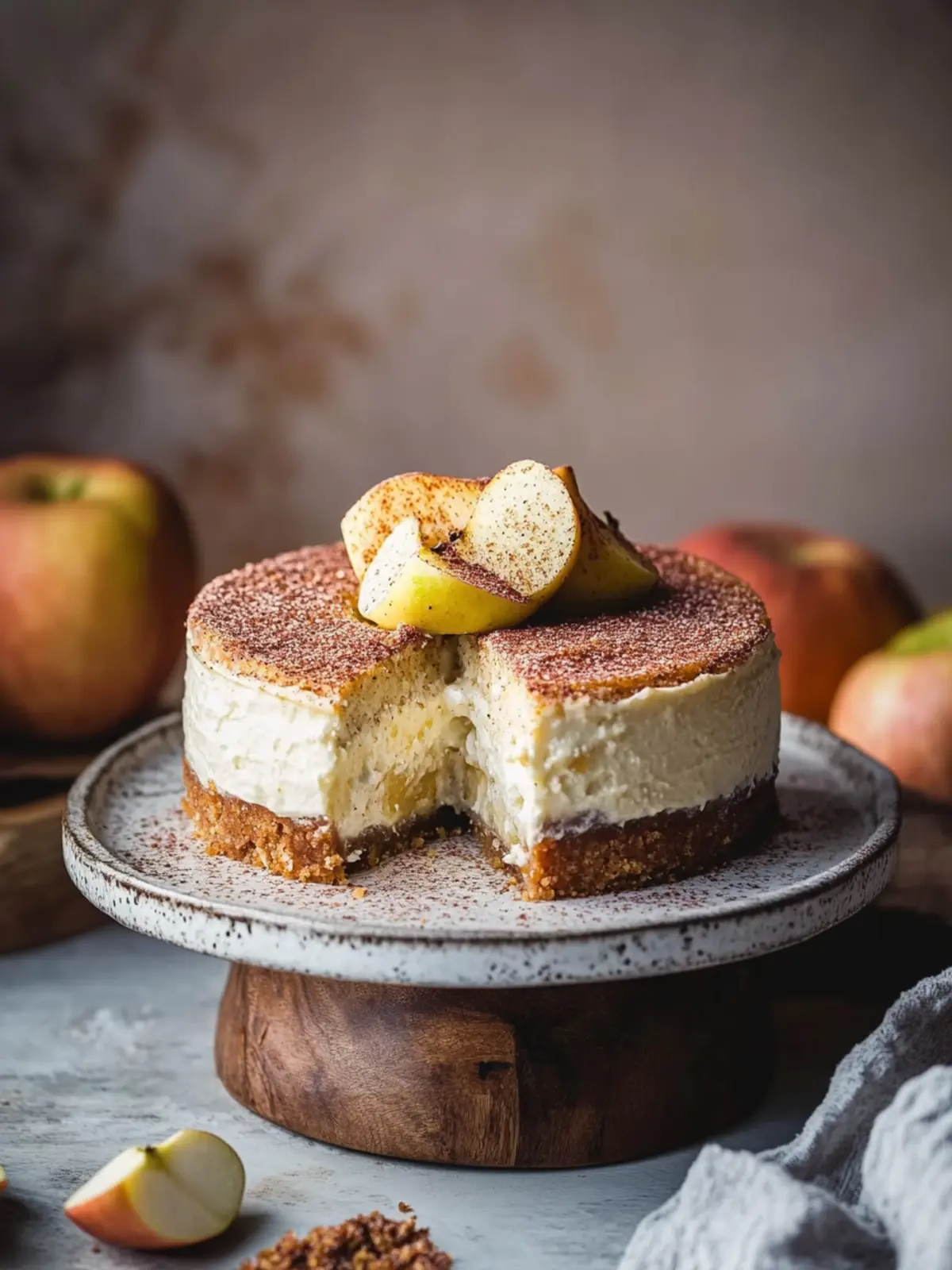 Delicious Apple Cider Cheesecake for Cozy Fall Nights 4 Apple Cider Cheesecake