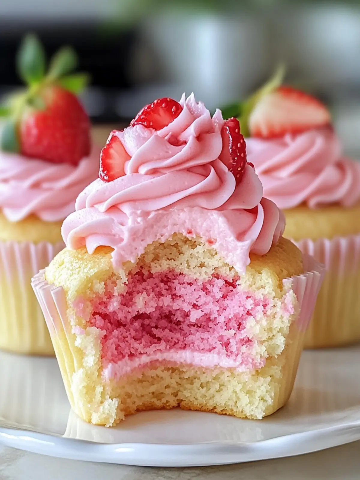 Strawberry Milkshake Cupcakes: Sweet Treats for Every Occasion 3 Strawberry Milkshake Cupcakes