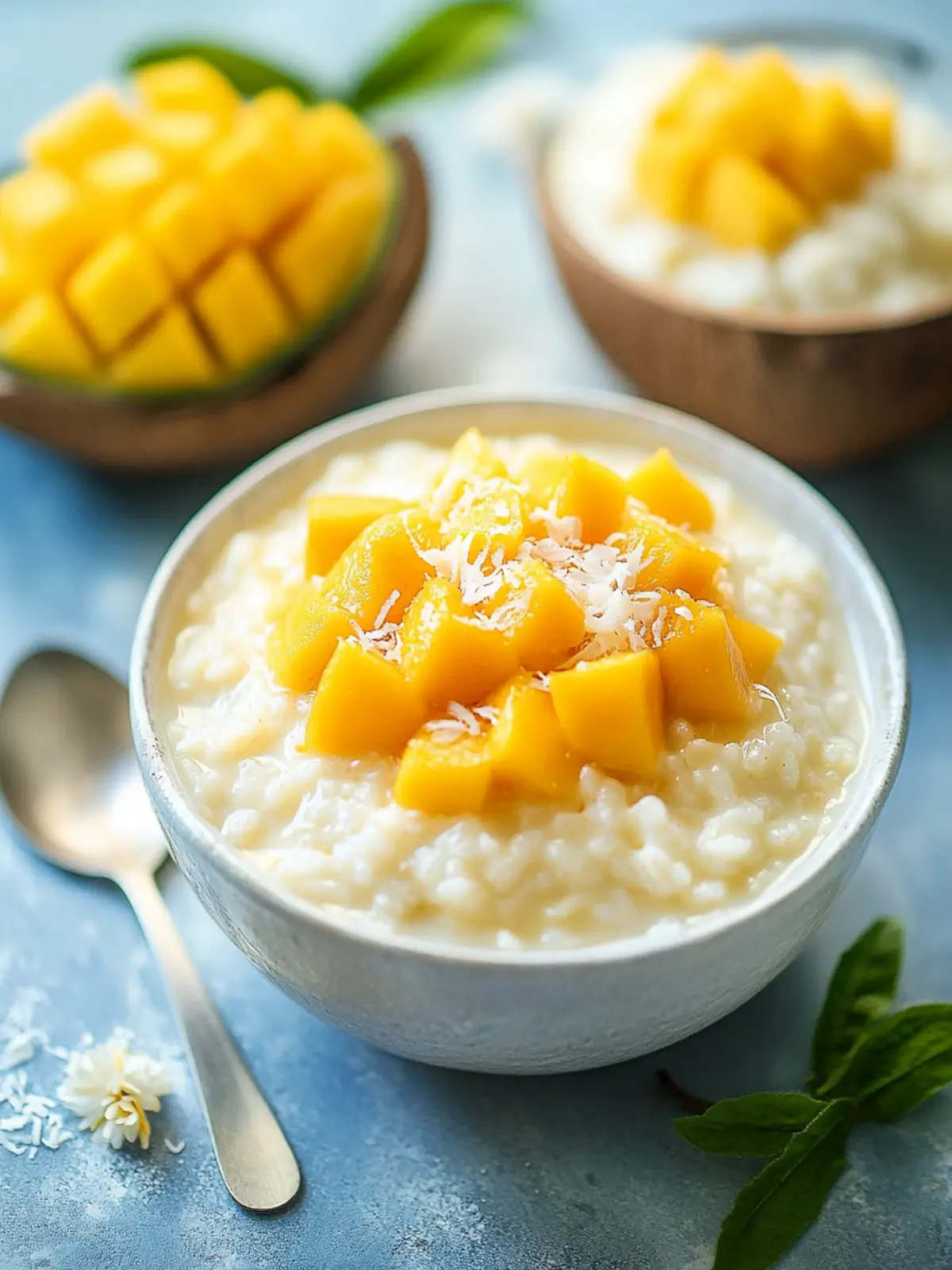 Delicious Coconut Mango Rice Pudding for a Tropical Treat 2 Coconut Mango Rice Pudding