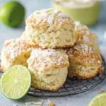 Deliciously Zesty Coconut Scones with Lime for Easy Baking 8 Coconut Scones with Lime