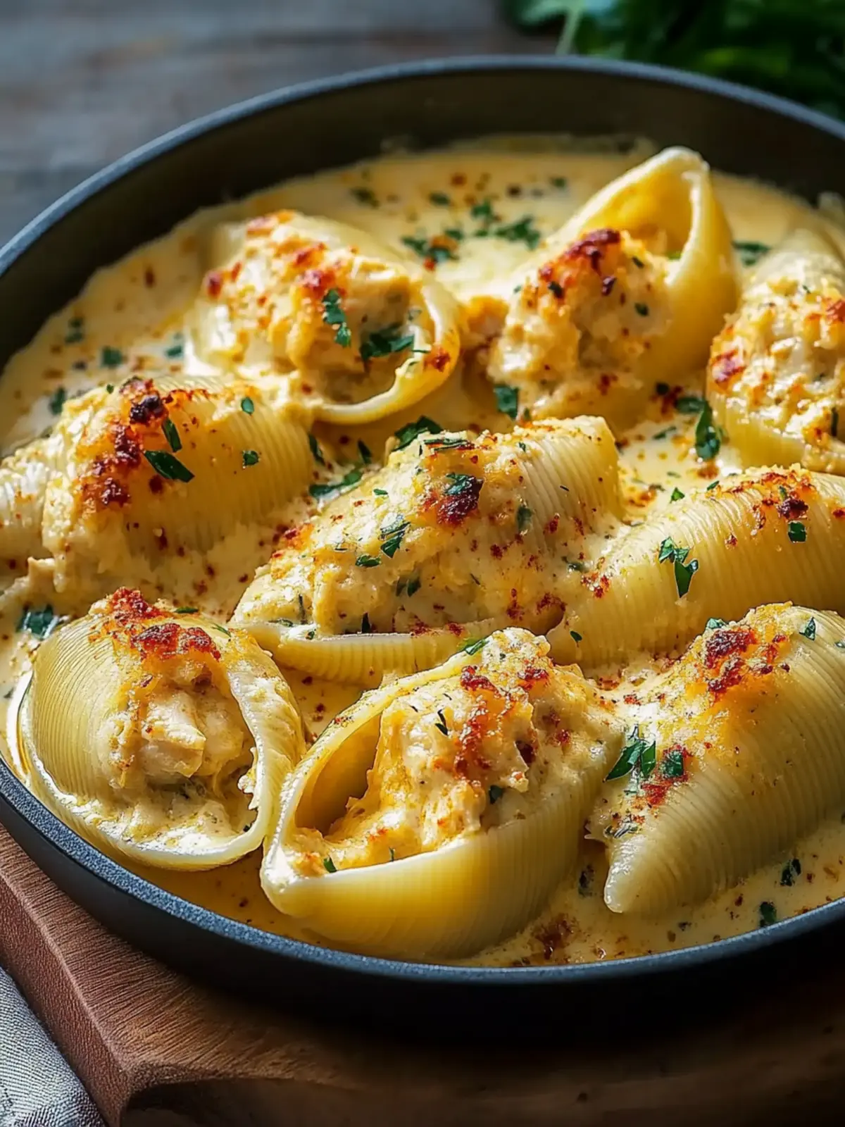 Irresistible Creamy Cajun Chicken Stuffed Shells Recipe 3 Creamy Cajun Chicken Stuffed Shells