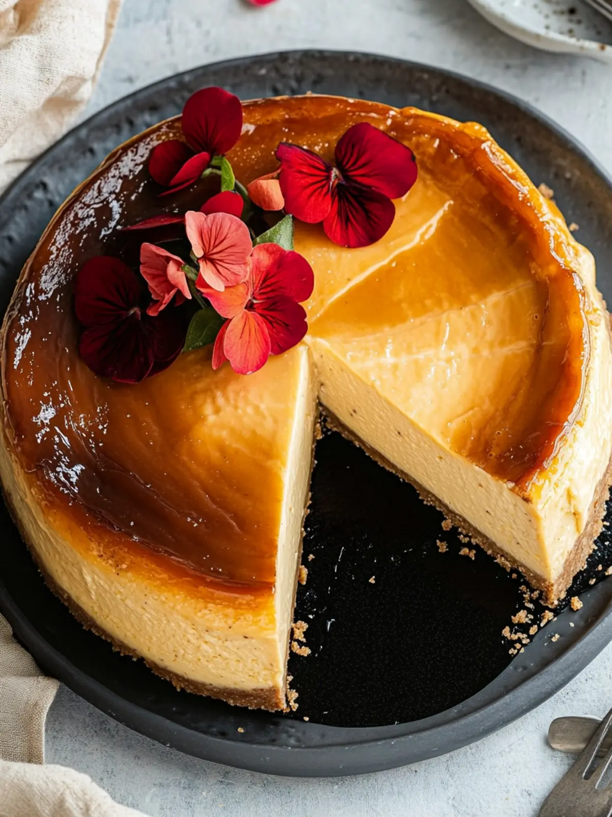 Decadent Vegan Burnt Basque Cheesecake Everyone Will Love 4 Vegan Burnt Basque Cheesecake