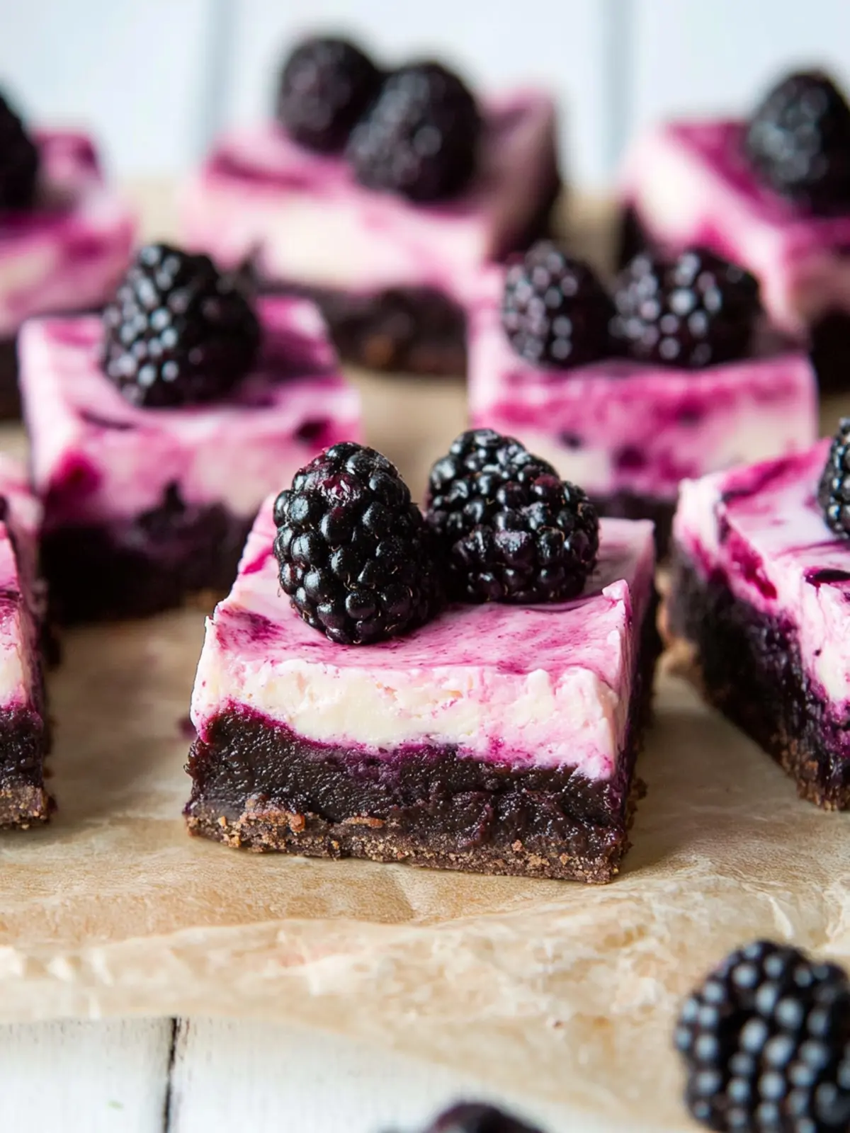 Delicious Blackberry Cheesecake Brownies to Satisfy Cravings 5 Blackberry Cheesecake Brownies