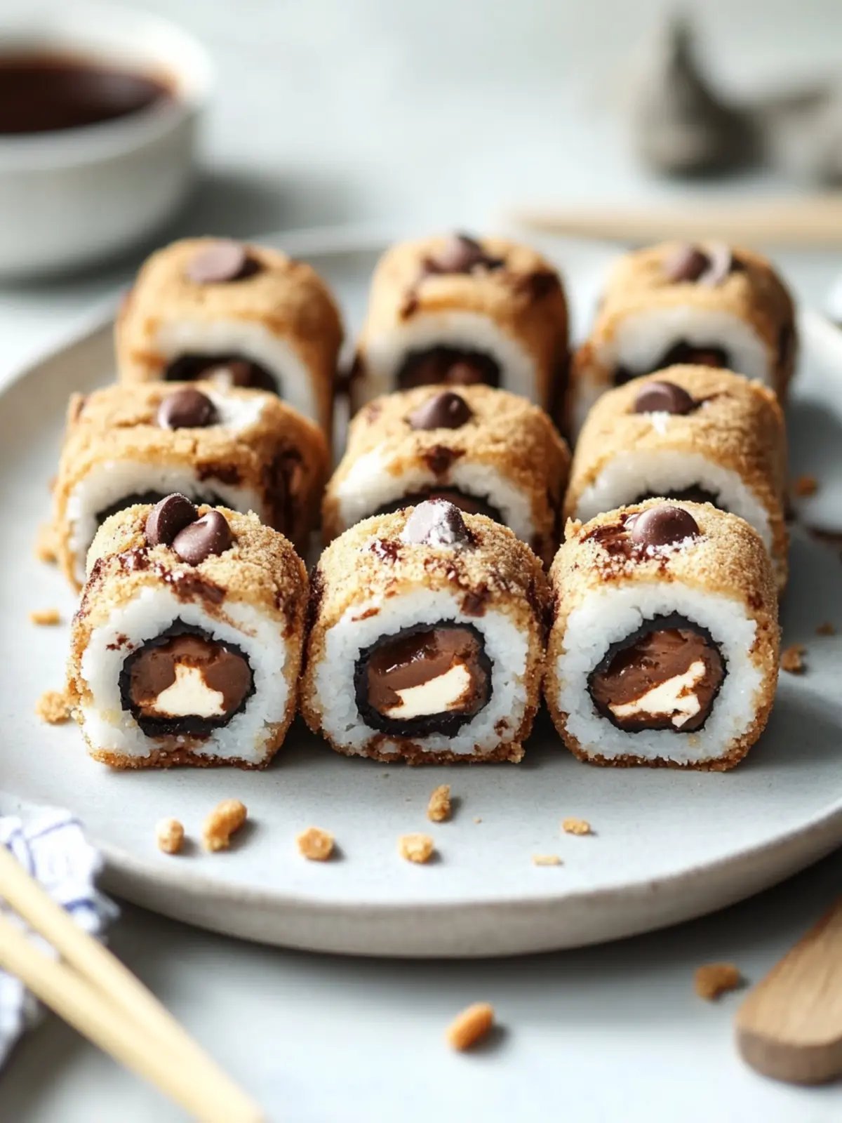 Deliciously Fun Chocolate Chip Cookie Sushi You’ll Love 3 Chocolate Chip Cookie Sushi