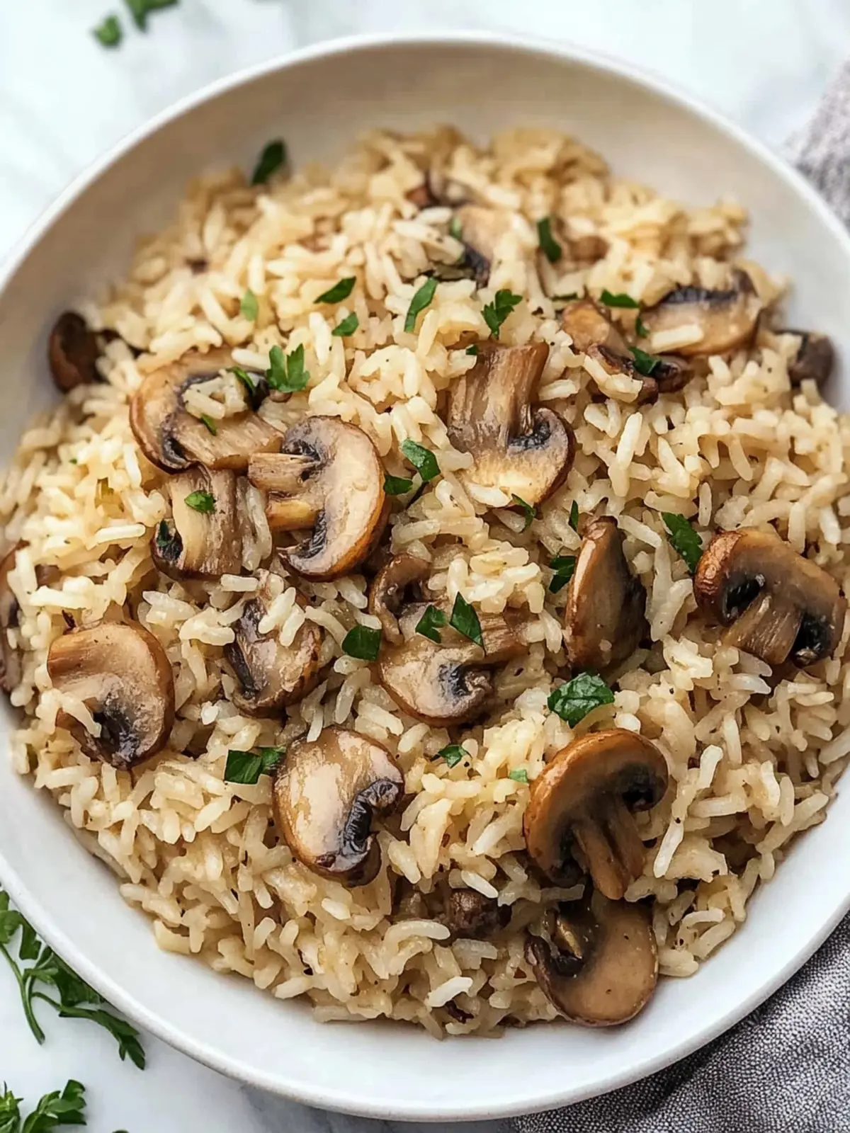 Savory Garlic Mushroom Rice Pilaf That Will Wow Your Tastebuds 2 Garlic Mushroom Rice Pilaf