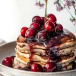Irresistibly Fluffy Cherry Pancakes with Chocolate Delight 9 Cherry Pancakes