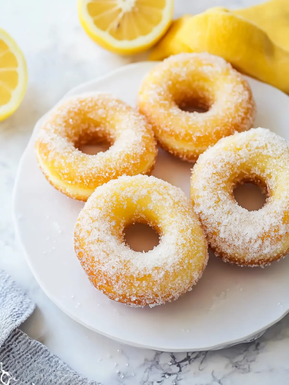 Zesty Lemon Sugar Baked Donuts You'll Crave Everyday 2 Lemon Sugar Baked Donuts