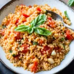 One-Pan Couscous With Garlic, Tomato and Basil Magic 6 One-Pan Couscous With Garlic, Tomato and Basil