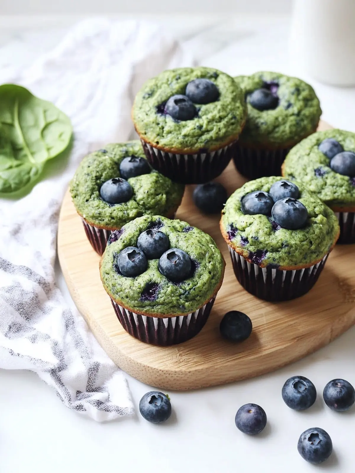 Delicious Spinach Blender Muffins with Blueberries Made Easy 5 Spinach Blender Muffins with Blueberries