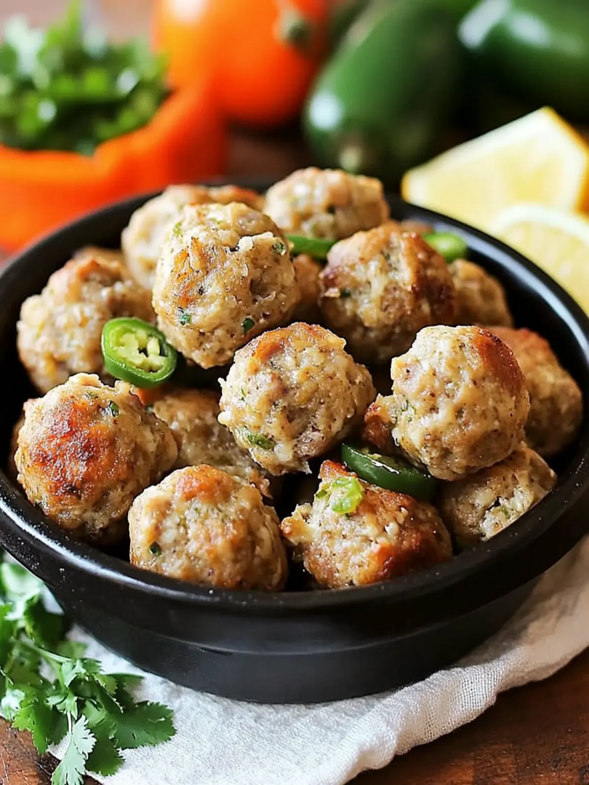 Zesty Jalapeno Pepper Jack Sausage Balls You'll Crave Forever 3 Jalapeno Pepper Jack Sausage Balls