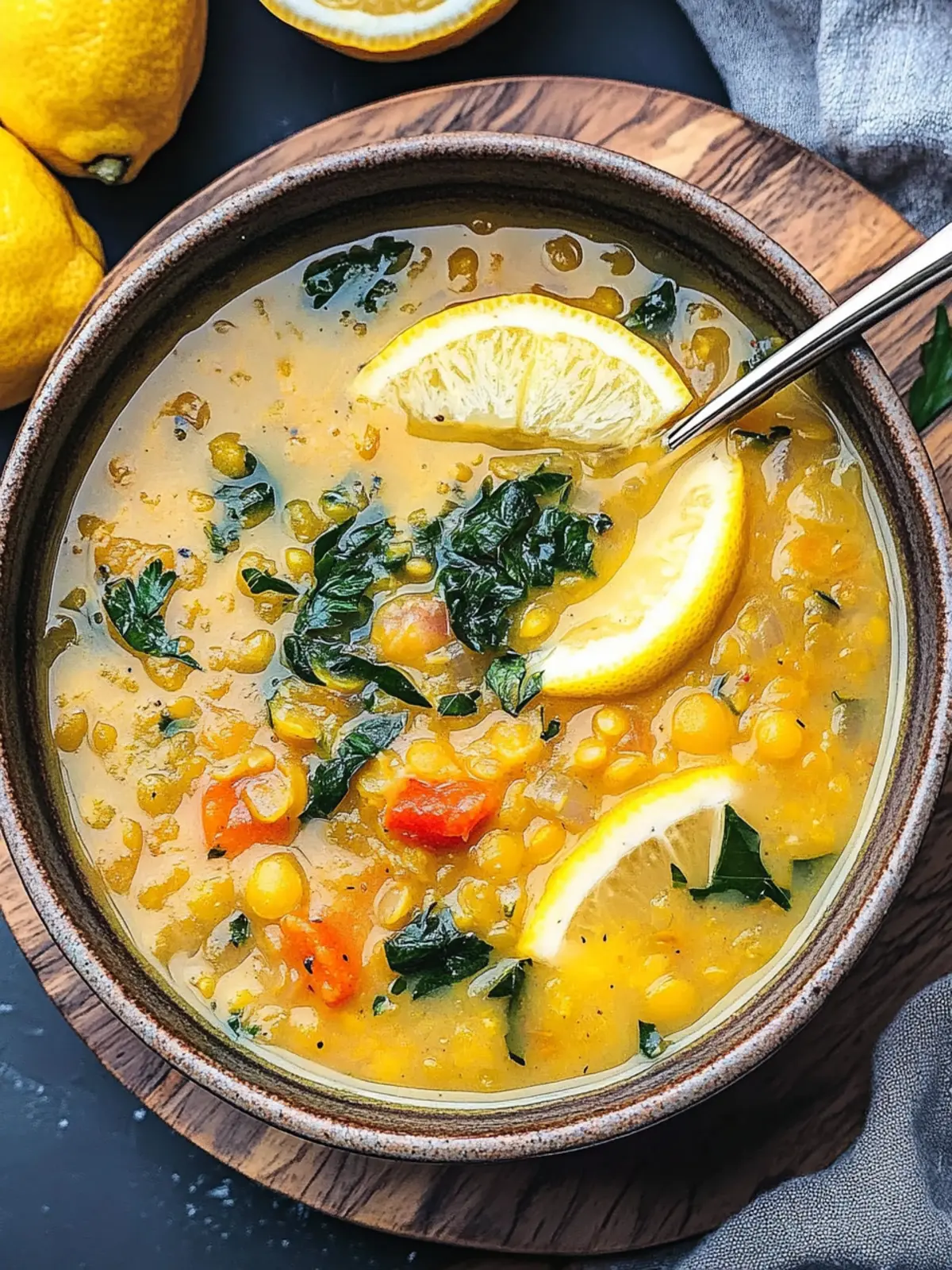 Zest Up Your Dinner with Velvety Lemon Lentil Soup 5 Lemon Lentil Soup
