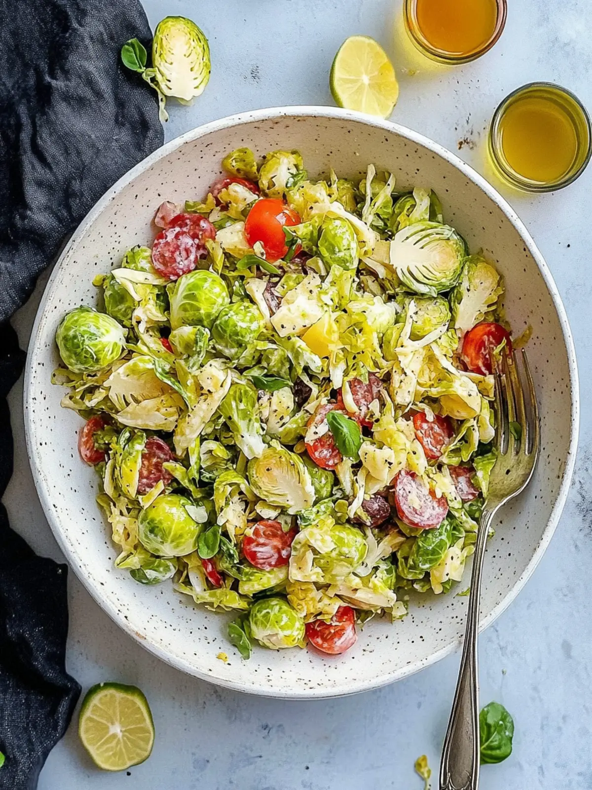 Zesty Italian Chopped Brussels Sprouts Salad for a Fresh Twist 2 Italian Chopped Brussels Sprouts Salad