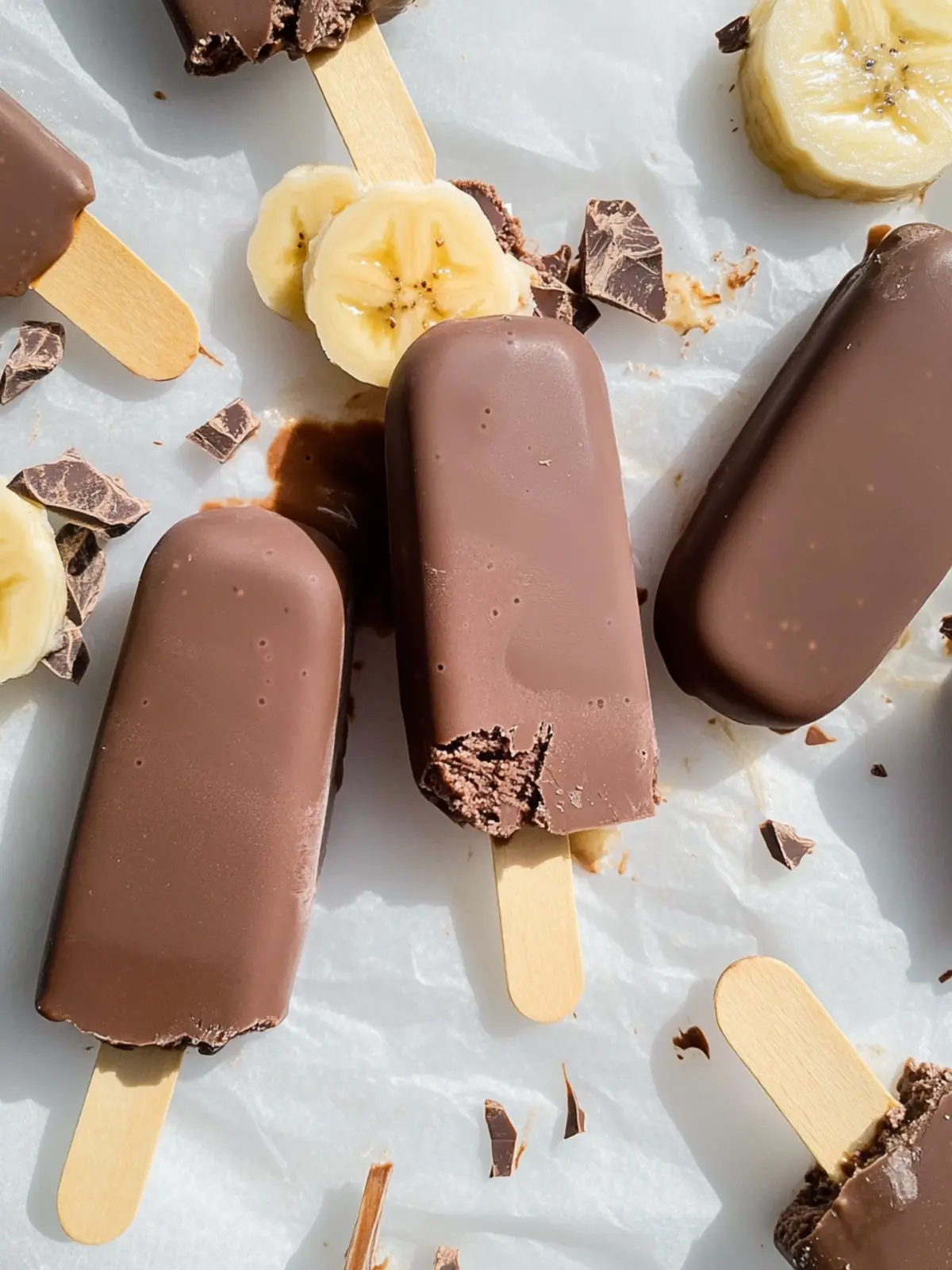 Delicious Chocolate Covered Banana Ice Cream Bars You’ll Love 4 Chocolate Covered Banana Ice Cream Bars