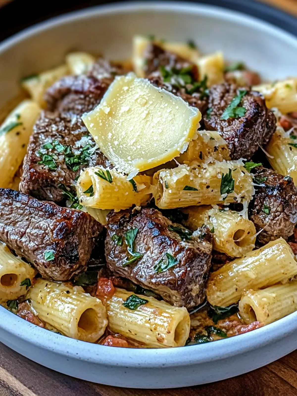 Savor Garlic Butter Steak Tips with Cheesy Rigatoni Tonight 4 Garlic Butter Steak Tips with Cheesy Rigatoni