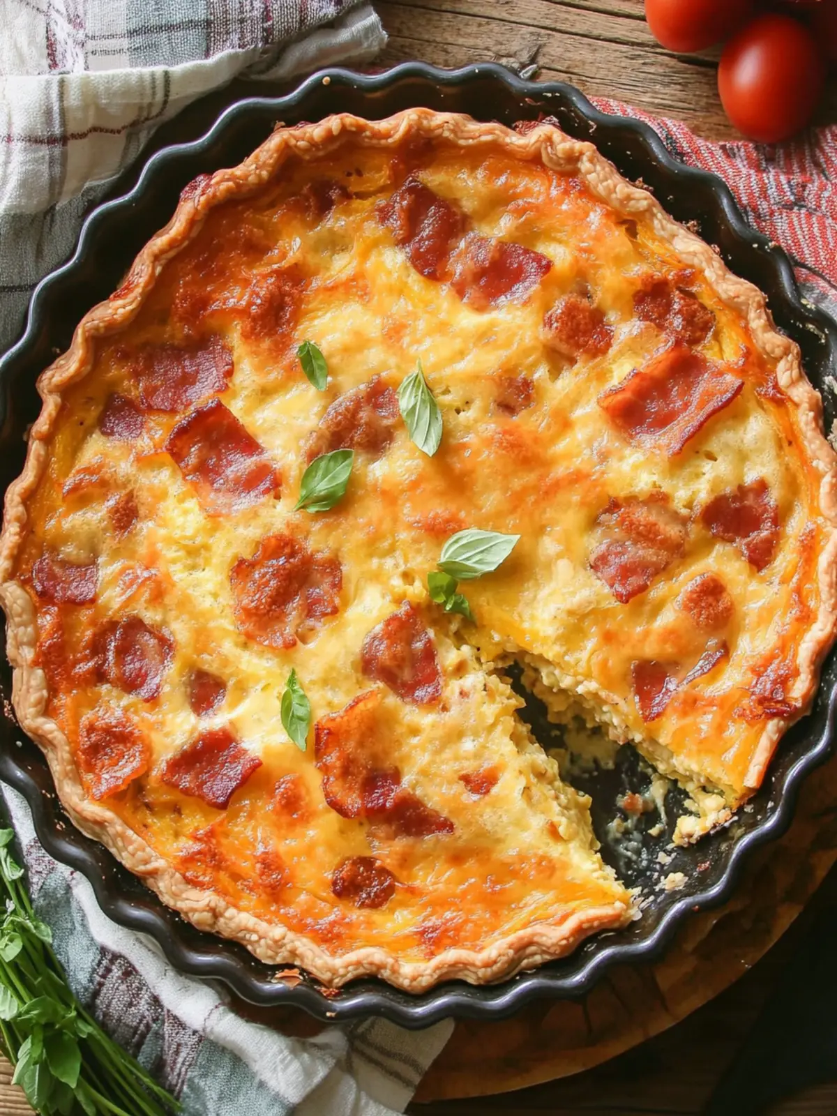 Savory Bacon and Cheese Spaghetti Squash Quiche Delight 5 Bacon and Cheese Spaghetti Squash Quiche