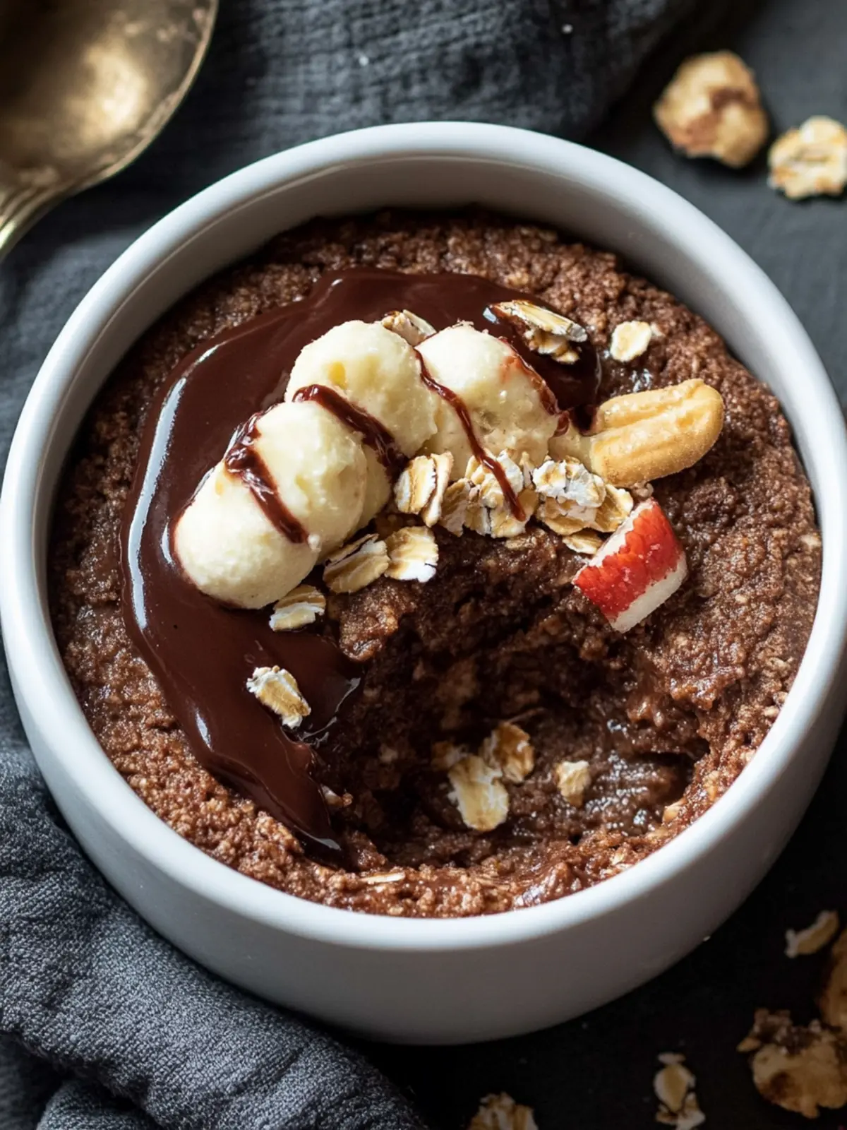 Decadent Nutella Baked Oats for a Cozy Morning Treat 2 Nutella Baked Oats