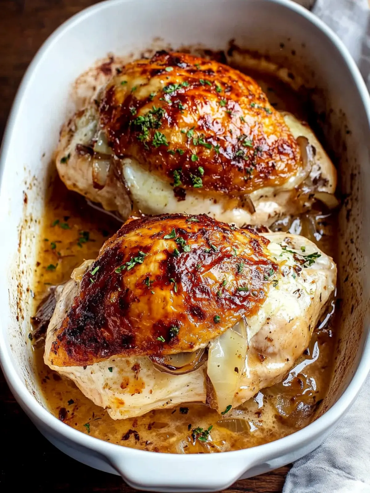 French Onion Stuffed Chicken: Comfort Food at Its Best 5 French Onion Stuffed Chicken