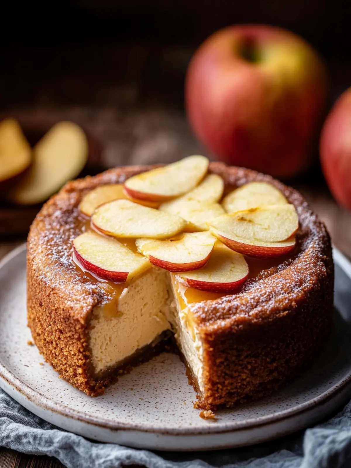 Delicious Apple Cider Cheesecake for Cozy Fall Nights 2 Apple Cider Cheesecake
