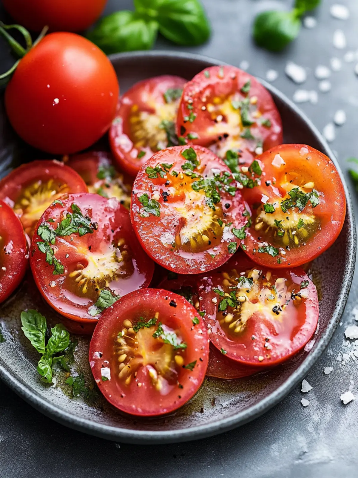 Delicious Marinated Tomatoes: Elevate Your Salad Game 4 Marinated Tomatoes