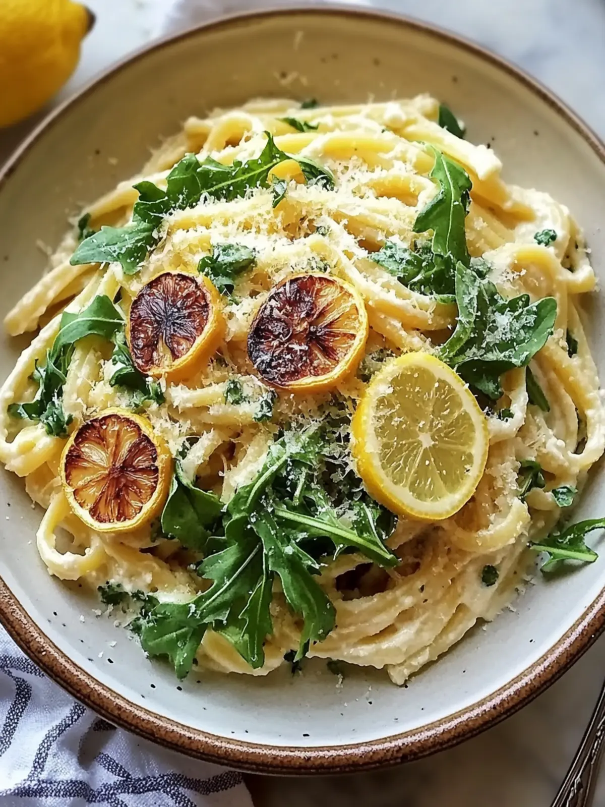 Delicious Creamy Lemon Ricotta Pasta With Arugula in 22 Minutes 5 Creamy Lemon Ricotta Pasta With Arugula