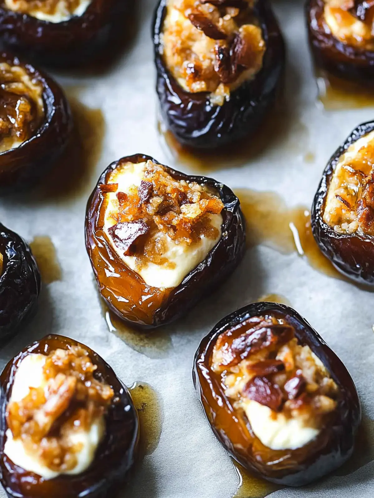 Irresistible Mascarpone Stuffed Dates with Maple Drizzle Recipe 2 Mascarpone Stuffed Dates with Maple Drizzle