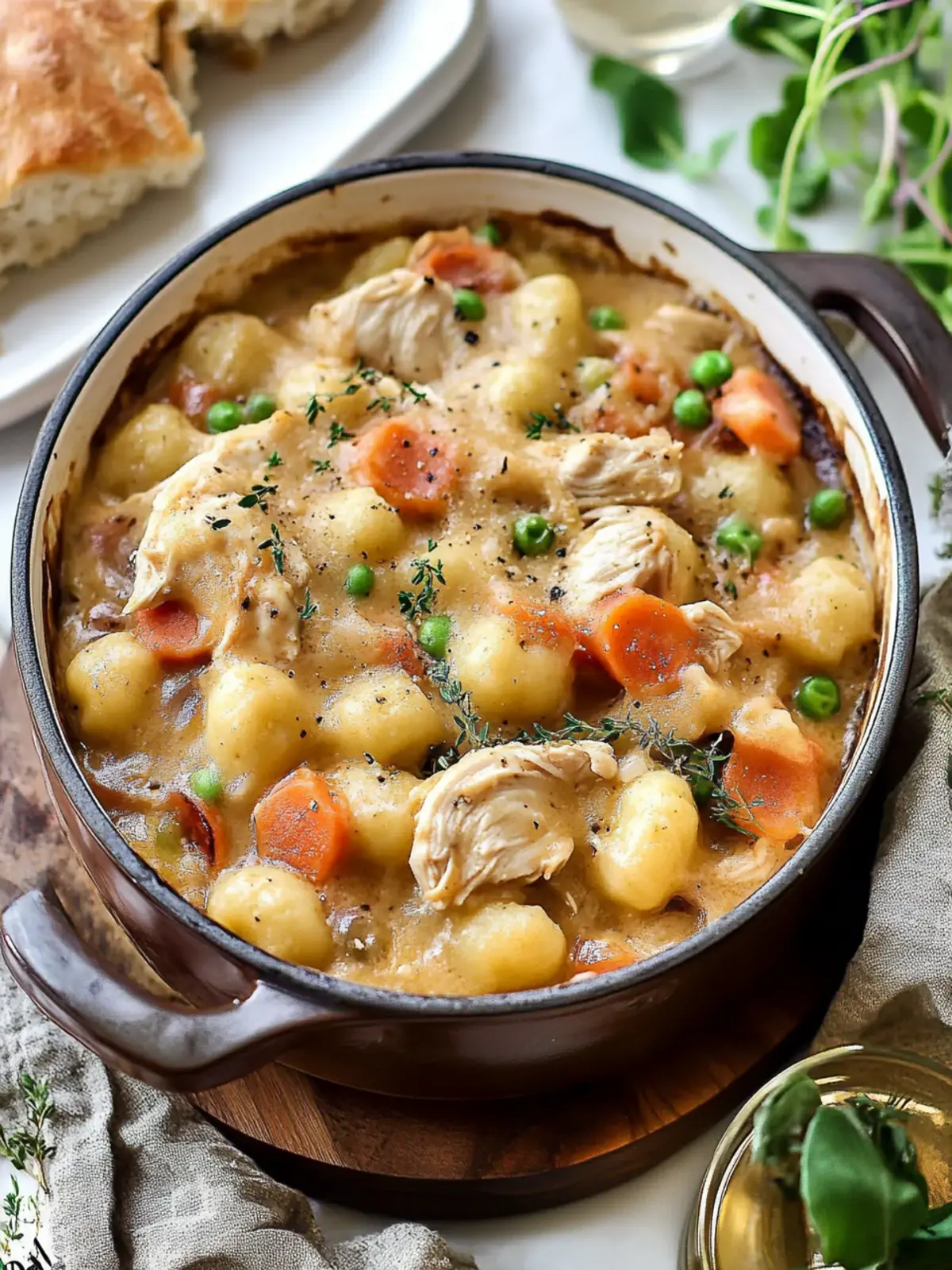One Pot Gnocchi Chicken Pot Pie: Comfort Food Made Easy 2 One Pot Gnocchi Chicken Pot Pie
