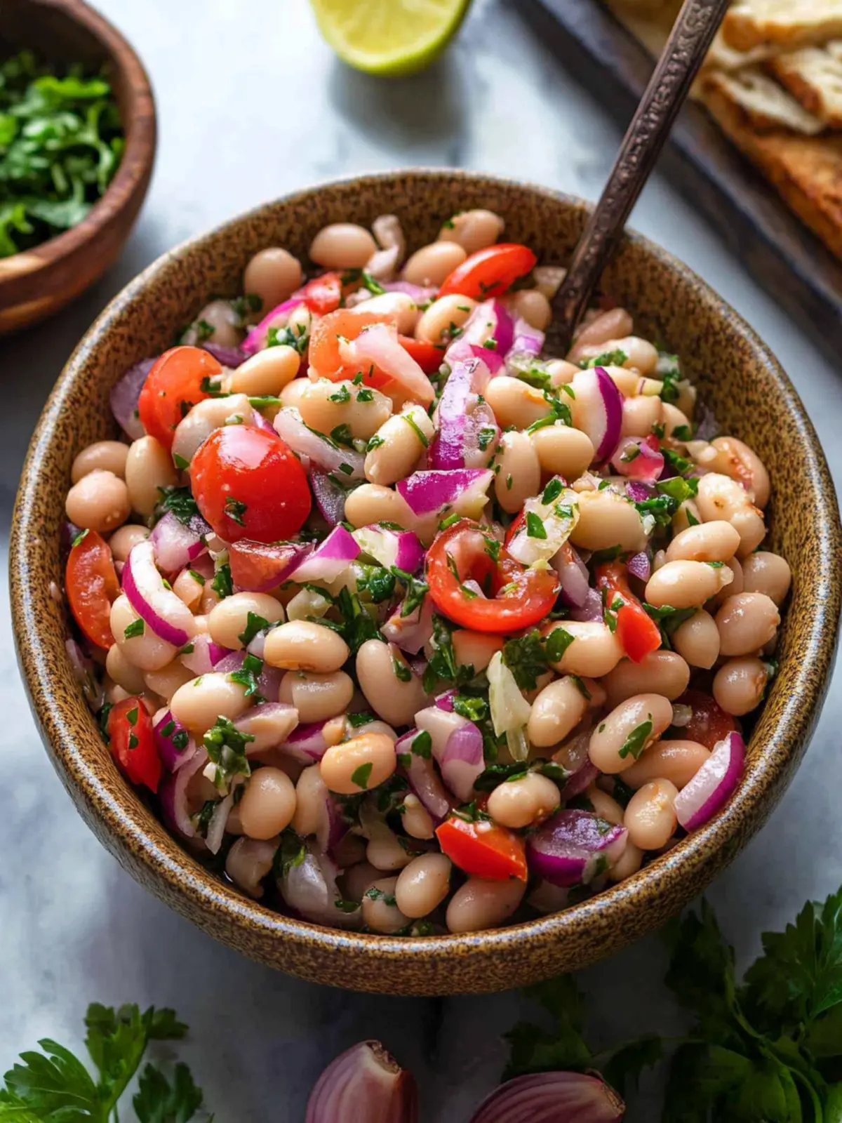 Turkish White Bean Salad That's Bursting with Flavor 5 Turkish White Bean Salad