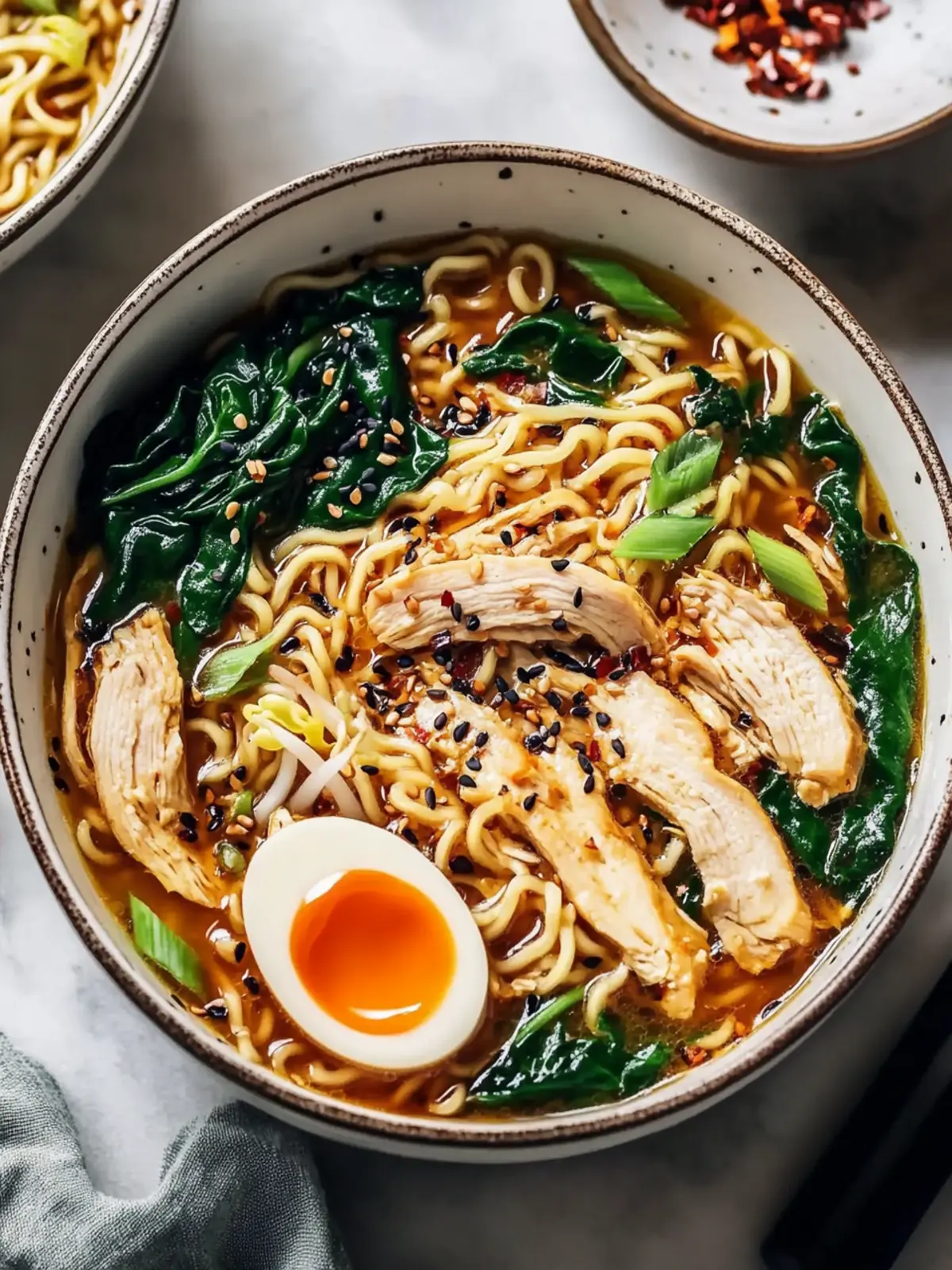 Savory Chicken and Spinach Ramen to Warm Your Soul 5 Chicken and Spinach Ramen