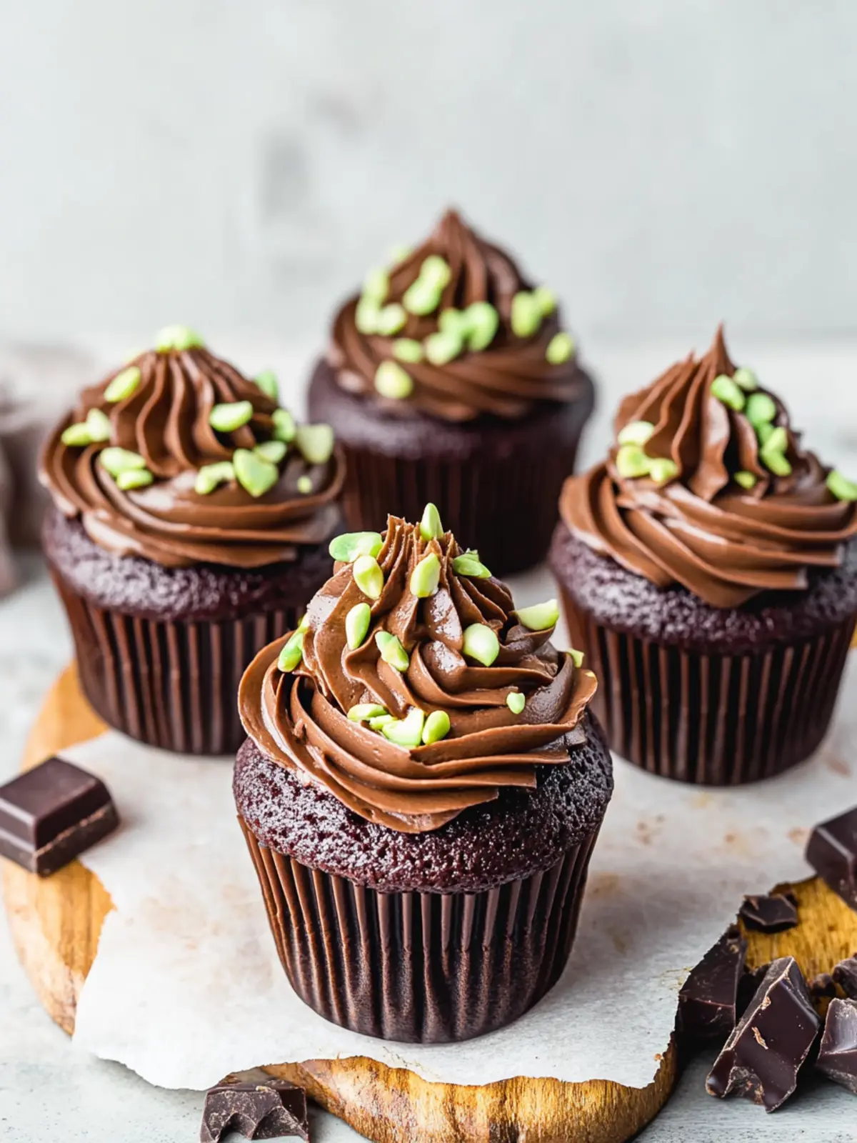 Indulge in Dubai Chocolate Cupcakes: A Sweet Escape! 2 Dubai Chocolate Cupcakes