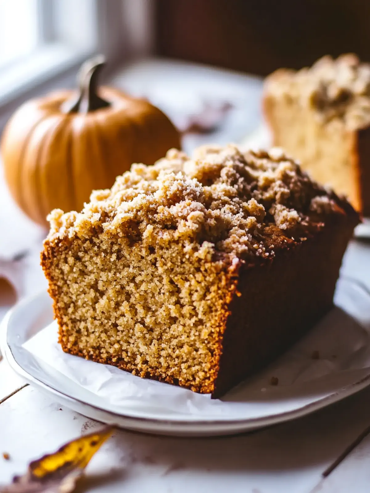 Irresistible Pumpkin Bread with Crumb Topping Bliss 4 Pumpkin Bread with Crumb Topping