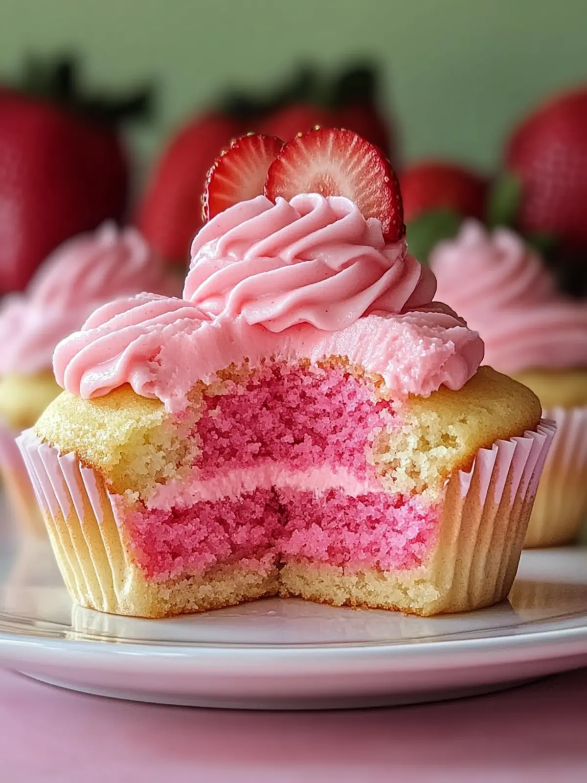 Strawberry Milkshake Cupcakes: Sweet Treats for Every Occasion 2 Strawberry Milkshake Cupcakes