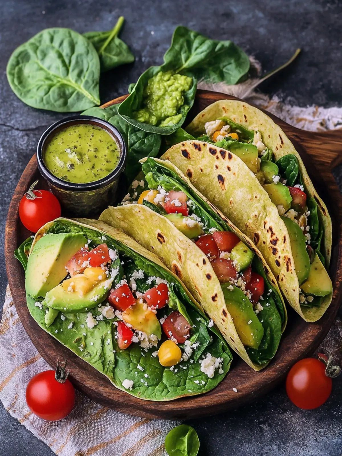 Homemade Spinach Tortillas: Healthy, Flavorful & Fun to Make 3 Spinach Tortillas