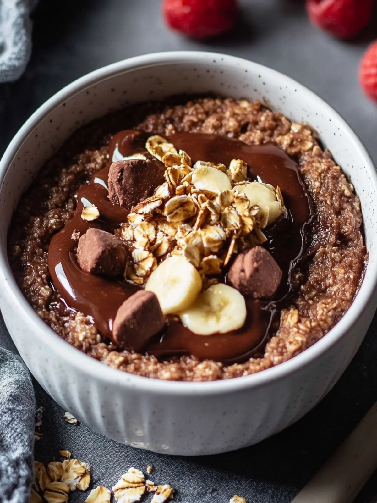 Decadent Nutella Baked Oats for a Cozy Morning Treat 3 Nutella Baked Oats