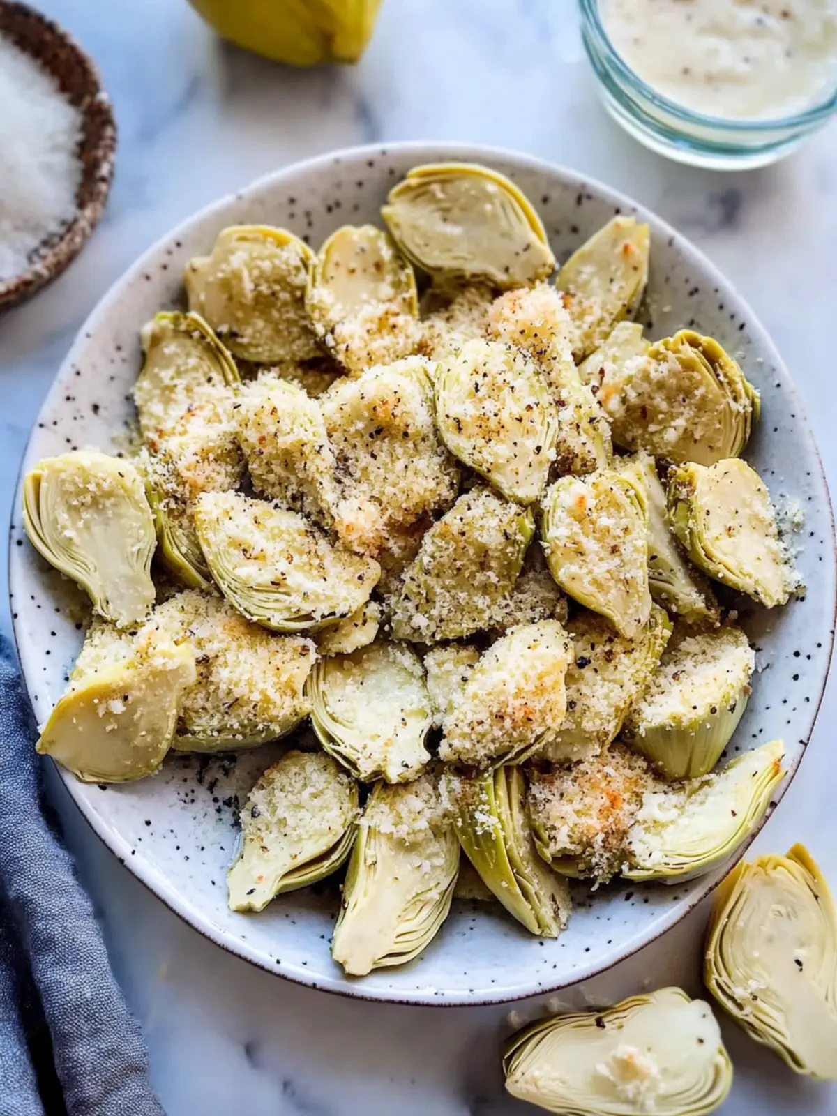 Crispy Parmesan Artichoke Hearts for an Irresistible Snack 4 Parmesan Artichoke Hearts