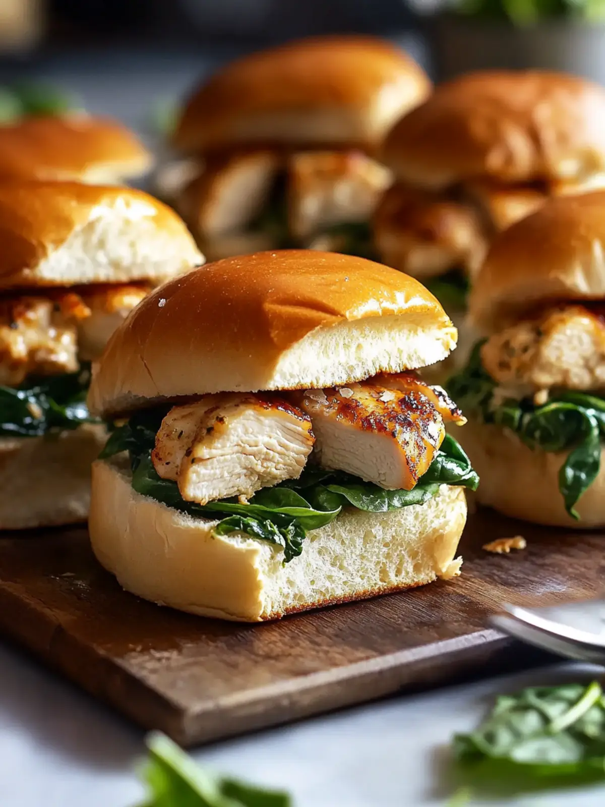 Irresistible Classic Chicken Spinach Sliders for Family Fun 4 Classic Chicken Spinach Sliders