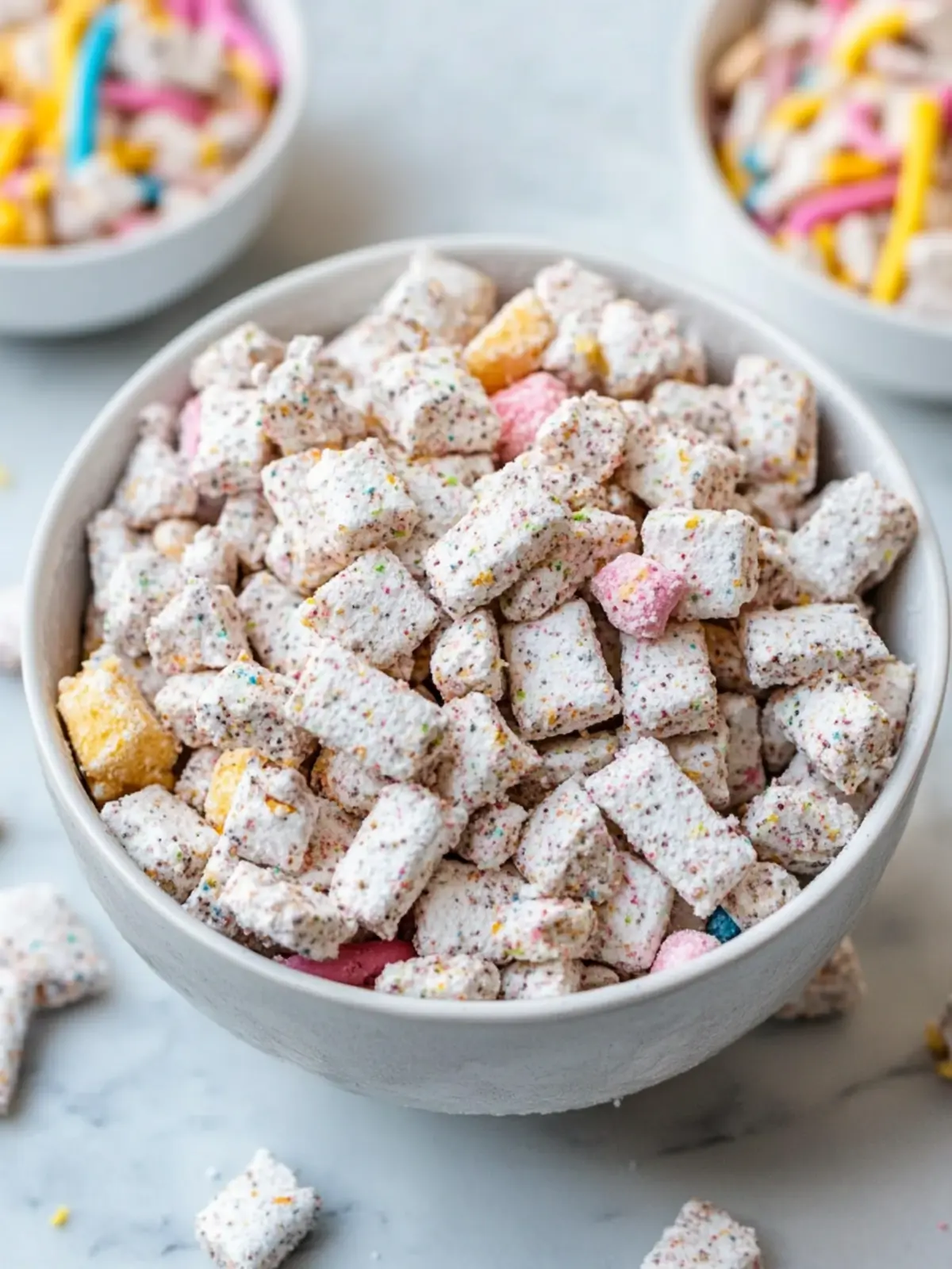Delicious Cake Batter Puppy Chow You Can't Resist 3 Cake Batter Puppy Chow