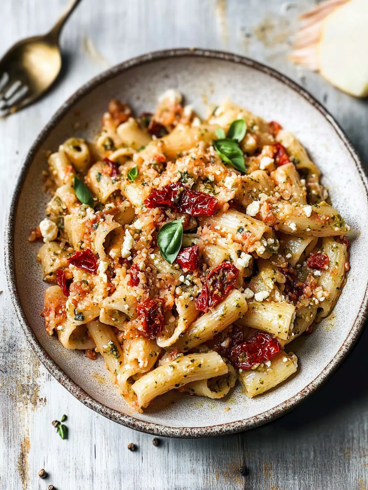 Irresistible Pasta with Sun-Dried Tomato Ricotta Pesto Bliss 5 Pasta with Sun-Dried Tomato Ricotta Pesto