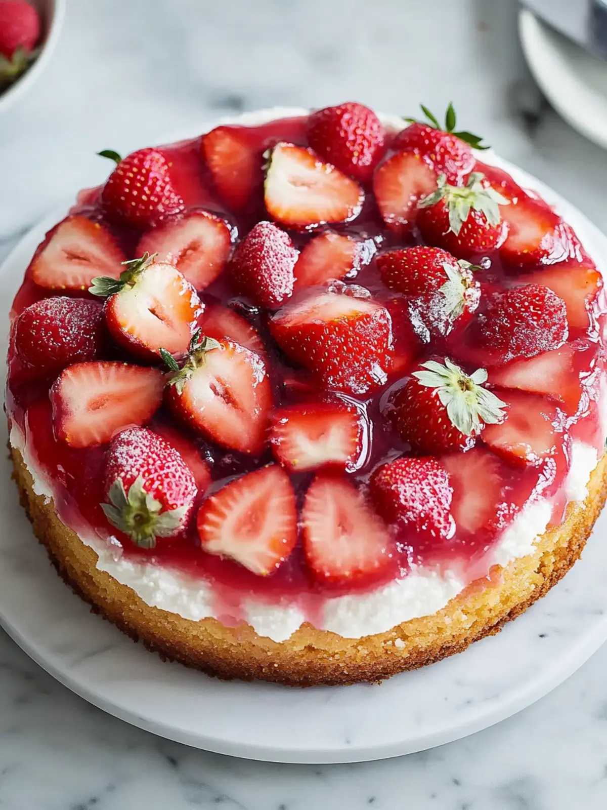 Mouthwatering Strawberry Upside Down Cake You’ll Love 5 Strawberry Upside Down Cake